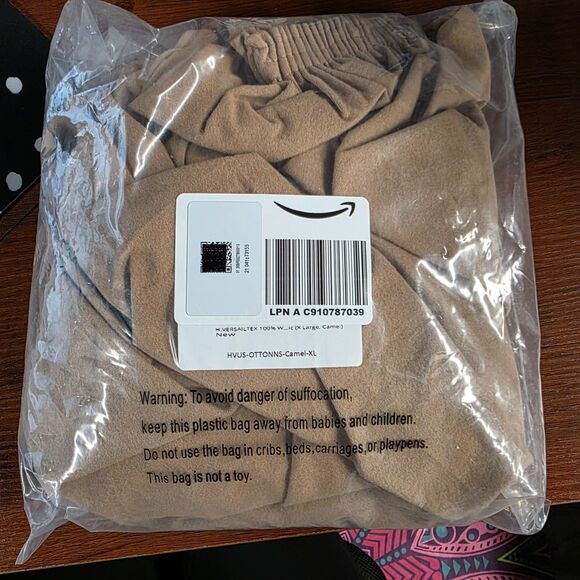 Waterproof Ottoman Cover (X Large, Camel) - Picture 7 of 7